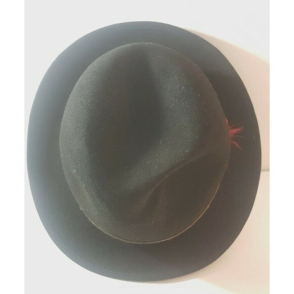 Vintage BILTMORE SENATOR Hat Black Campeau 6 5/8 53 cm Made in Canada - Picture 11 of 11